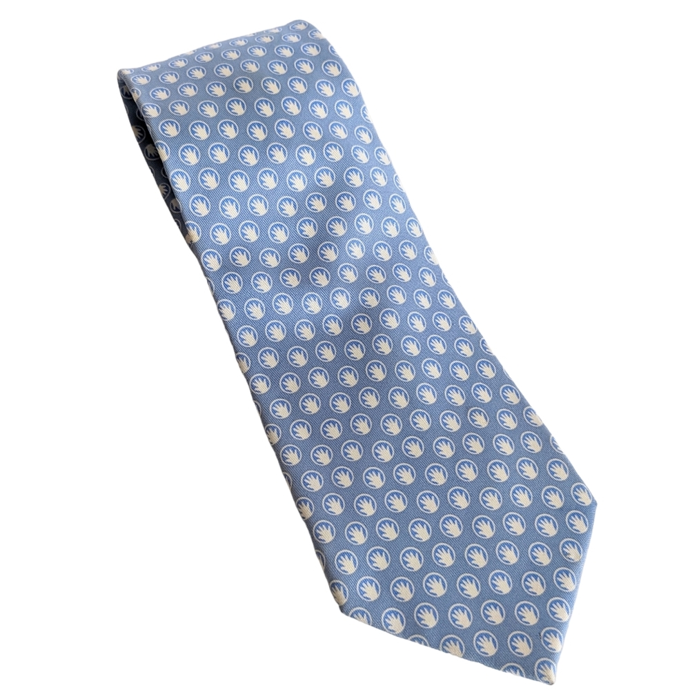 Vineyard Vines Blue Print Silk Tie
